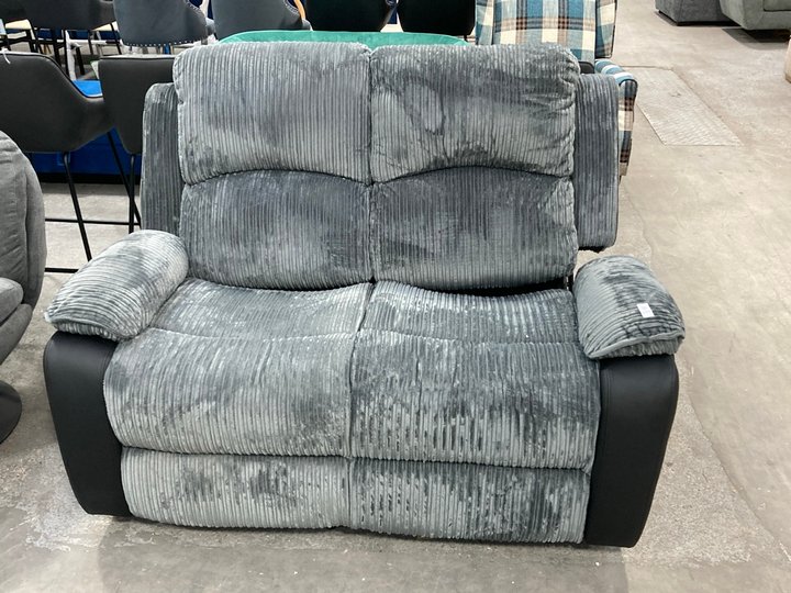 Lot 249  
            Marchington SR11 - Delivery or Collection 

                
DREAMS INTERIORS MEDIUM 2 SEATER MANUAL RECLINER SOFA IN PLUSH GREY CORD STYLE FA...
