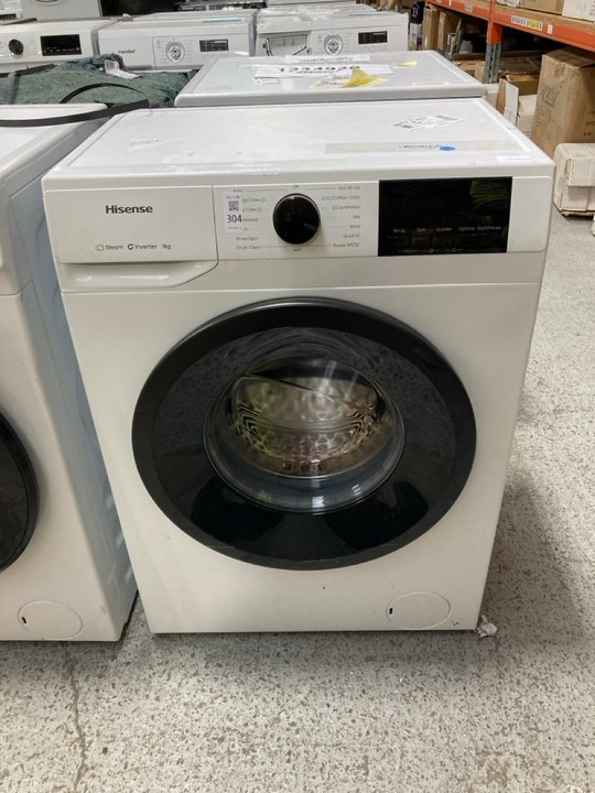 Lot 304  
            Marchington SR11 - Delivery or Collection 

                
HISENSE 7KG FREESTANDING WASHING MACHINE MODEL : WF1G7021BW - ORIGINAL RRP - £239...