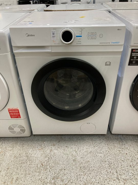 Lot 307  
            Marchington SR11 - Delivery or Collection 

                
MIDEA FREESTANDING WASHER/DRYER MODEL : MF10ED80B - ORIGINAL RRP - £260: LOCATION...