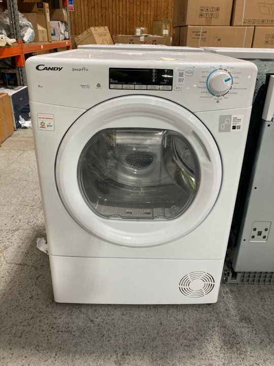 Lot 317  
            Marchington SR11 - Delivery or Collection 

                
CANDY 9KG FREESTANDING DRYER MODEL : CROEC9TE-80 - ORIGINAL RRP - £299: LOCATION ...