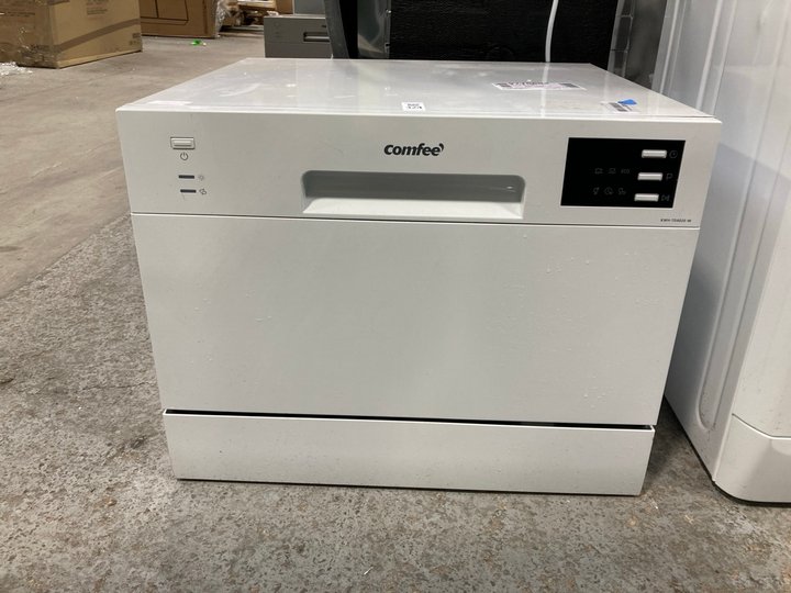 Lot 324  
            Marchington SR11 - Delivery or Collection 

                
COMFEE TABLE TOP DISHWASHER MODEL : KWH-TD602E-W: LOCATION - B2