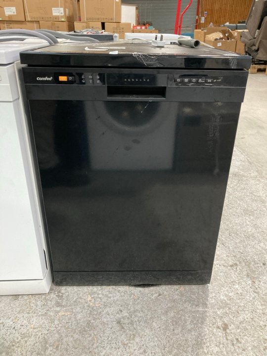 Lot 325  
            Marchington SR11 - Delivery or Collection 

                
COMFEE FREESTANDING DISHWASHER MODEL : CDWPF1201PB - ORIGINAL RRP - £249: LOCATIO...