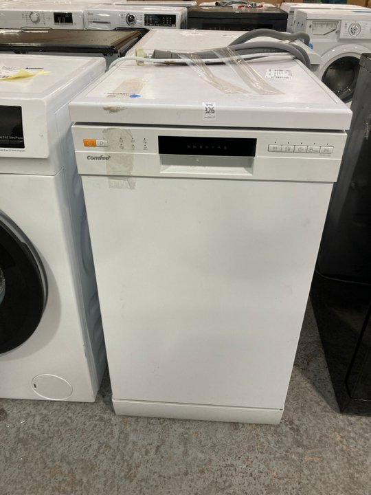 Lot 326  
            Marchington SR11 - Delivery or Collection 

                
COMFEE FREESTANDING DISHWASHER MODEL : CDWEF1034BW - ORIGINAL RRP - £260: LOCATIO...
