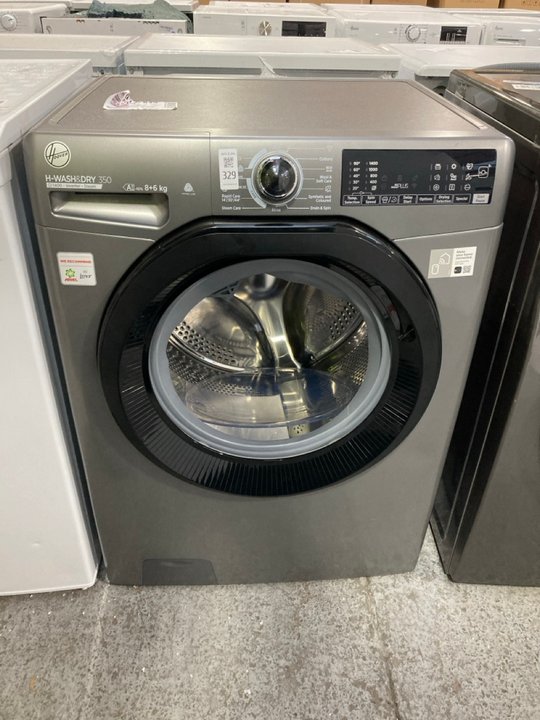 Lot 329  
            Marchington SR11 - Delivery or Collection 

                
HOOVER H-WASH & DRY 350 WASHER DRYER MODEL : H3DPS4866TAMBR80 - ORIGINAL RRP - £3...