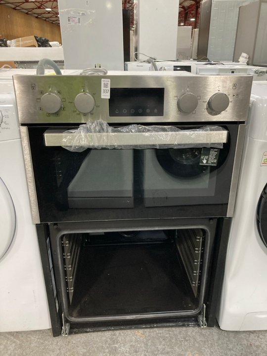 Lot 337  
            Marchington SR11 - Delivery or Collection 

                
HOTPOINT BUILT IN DOUBLE ELECTRIC OVEN MODEL : DIH82DIX - ORIGINAL RRP - £379: LO...