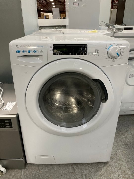 Lot 338  
            Marchington SR11 - Delivery or Collection 

                
CANDY 9KG FREESTANDING WASHING MACHINE MODEL : CS149TW4-80 - ORIGINAL RRP - £249:...