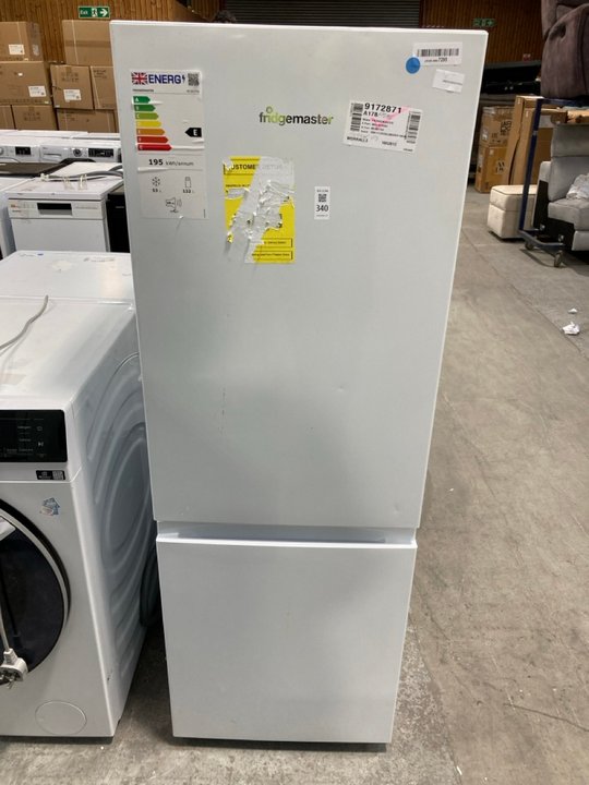 Lot 340  
            Marchington SR11 - Delivery or Collection 

                
FRIDGEMASTER FREESTANDING FRIDGE FREEZER MODEL : MC50175A - ORIGINAL RRP - £209: ...