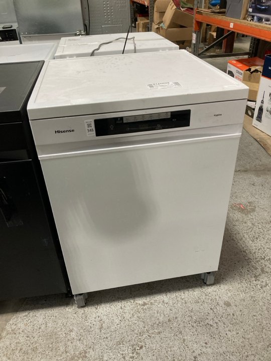 Lot 348  
            Marchington SR11 - Delivery or Collection 

                
HISENSE FREESTANDING DISHWASHER MODEL : HS642D90WUK - ORIGINAL RRP - £329: LOCATI...