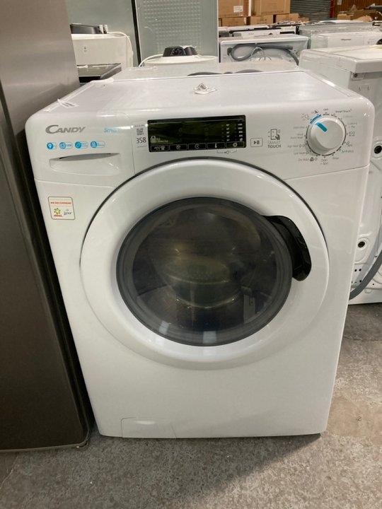Lot 358  
            Marchington SR11 - Delivery or Collection 

                
CANDY WASHER DRYER MODEL : CSW485TE/1-80- ORIGINAL RRP - £299: LOCATION - B3