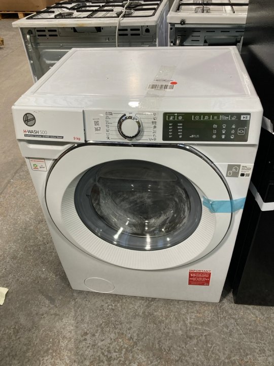 Lot 367  
            Marchington SR11 - Delivery or Collection 

                
HOOVER H-WASH 500 9KG WASHING MACHINE MODEL : HWB49AMC/1-80 - ORIGINAL RRP - £449...