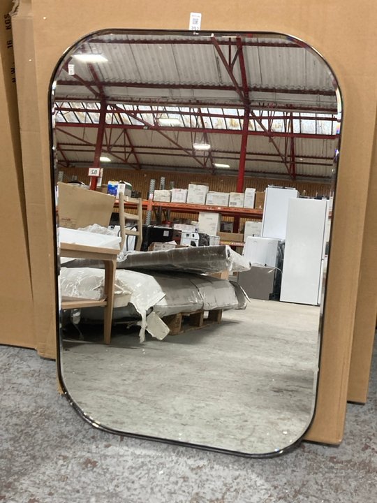 Lot 392  
            Marchington SR11 - Delivery or Collection 

                
KATELL WALL MIRROR IN POLISHED NICKEL: LOCATION - A2W
