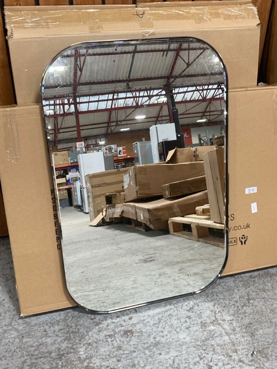 Lot 394  
            Marchington SR11 - Delivery or Collection 

                
KATELL WALL MIRROR IN POLISHED NICKEL: LOCATION - A2W