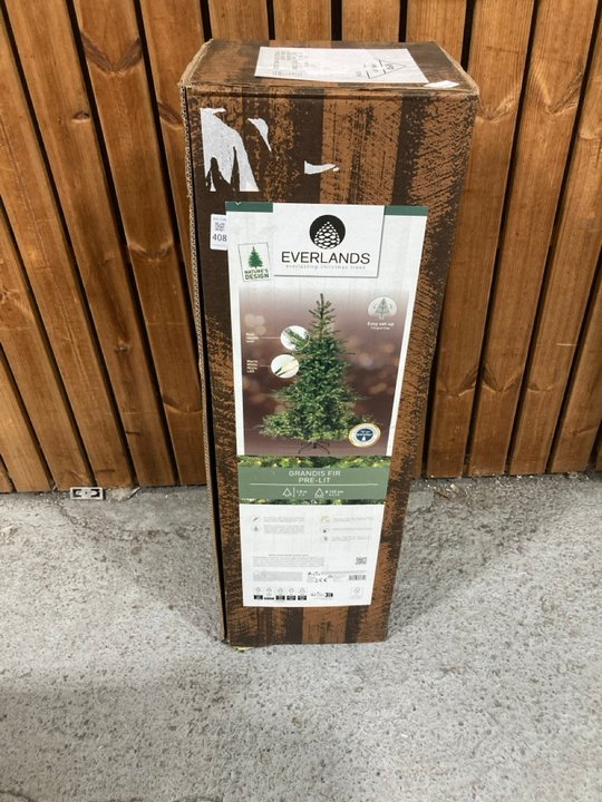 Lot 408  
            Marchington SR11 - Delivery or Collection 

                
EVERLANDS GRANDIS FIR PRE-LIT 4.3FT HINGED TREE: LOCATION - A4W
