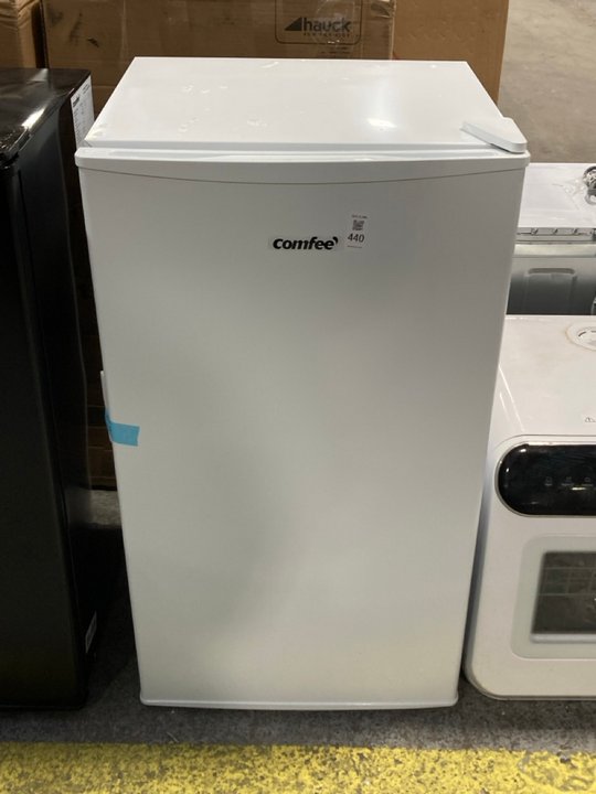 Lot 440  
            Marchington SR11 - Delivery or Collection 

                
COMFEE 93L UNDER COUNTER FRIDGE WITH COOLER BOX MODEL : RCD93WH2 - ORIGINAL RRP -...