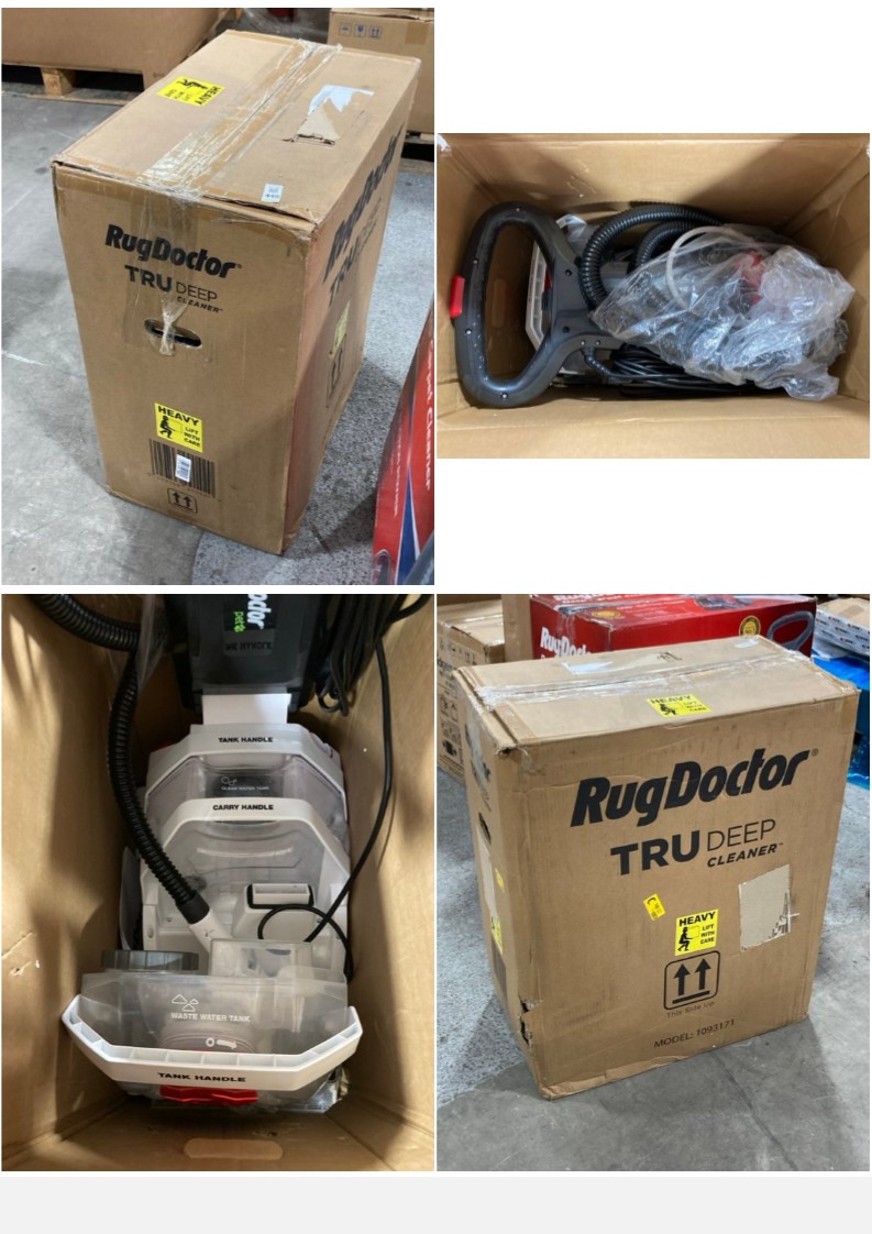 Lot 448  
            Marchington SR11 - Delivery or Collection 

                
RUG DOCTOR TRU DEEP CARPET CLEANER: LOCATION - C5