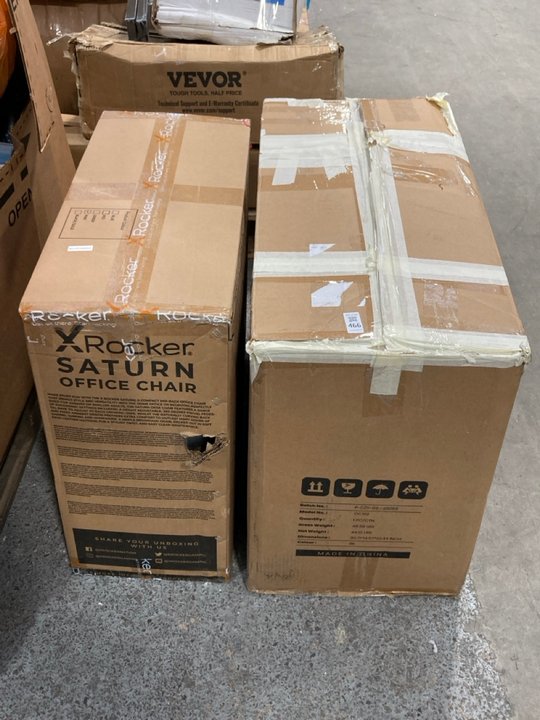 Lot 466  
            Marchington SR11 - Delivery or Collection 

                
2X ASSORTED ITEMS TO INCLUDE X ROCKER SATURN PC GAMING CHAIR: LOCATION - C6