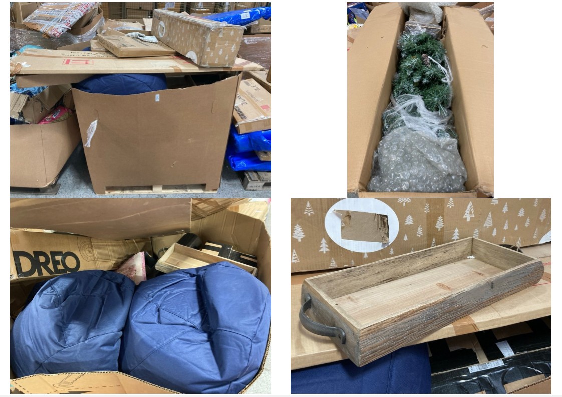 Lot 473  
            Marchington SR11 - Delivery or Collection 

                
PALLET OF ASSORTED ITEMS TO INCLUDE STONEBRIAR COLLECTION WOODEN BARK TRAY WITH M...