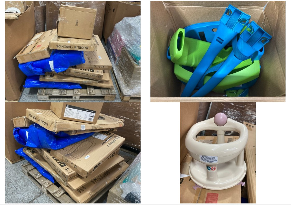 Lot 474  
            Marchington SR11 - Delivery or Collection 

                
PALLET OF ASSORTED ITEMS TO INCLUDE SAFETY 1ST PORTABLE BED RAIL: LOCATION - C6 (...