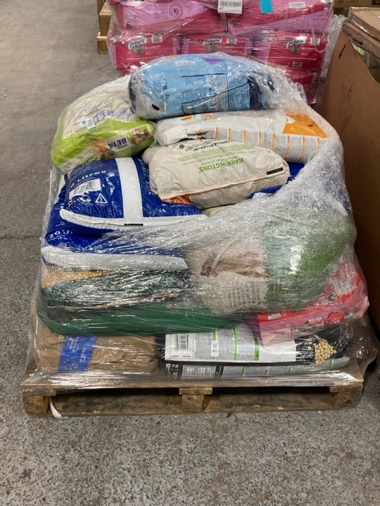 Lot 477  
            Marchington SR11 - Delivery or Collection 

                
PALLET OF ASSORTED PET ITEMS TO INCLUDE CATSAN 20L CAT LITTER: LOCATION - C6 (KER...