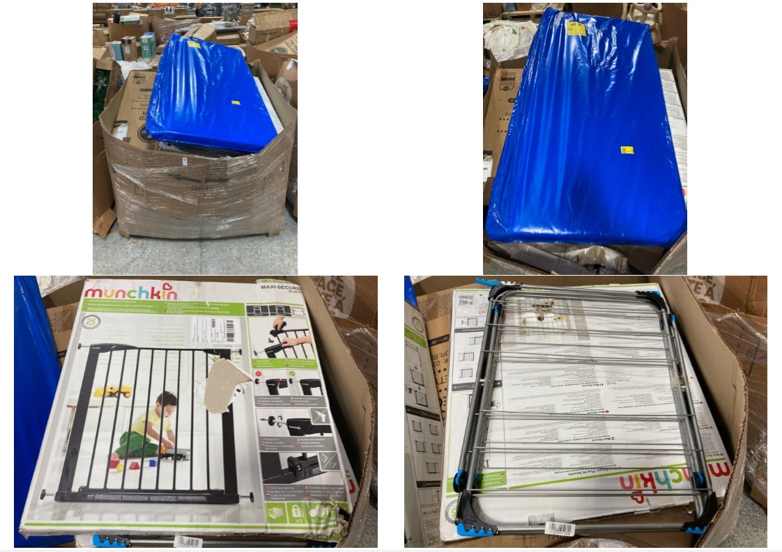 Lot 479  
            Marchington SR11 - Delivery or Collection 

                
PALLET OF ASSORTED ITEMS TO INCLUDE REGALO ARCHED DECOR SAFETY GATE: LOCATION - C...