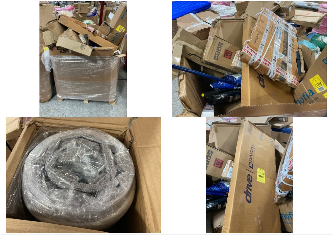 Lot 481  
            Marchington SR11 - Delivery or Collection 

                
PALLET OF ASSORTED ITEMS TO INCLUDE INOFIA ROLLED DOUBLE MATTRESS: LOCATION - C6 ...