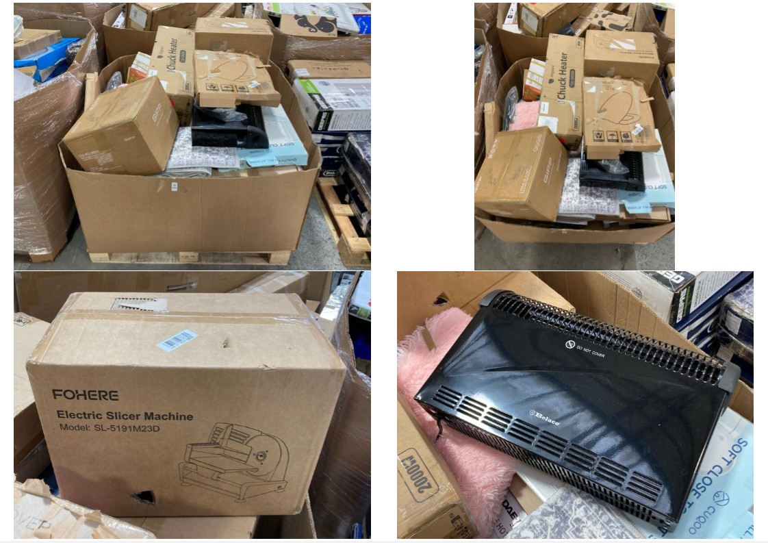 Lot 492  
            Marchington SR11 - Delivery or Collection 

                
PALLET OF ASSORTED ITEMS TO INCLUDE XINGYARD CHUCK HEATER : MODEL T10-GR20B: LOCA...