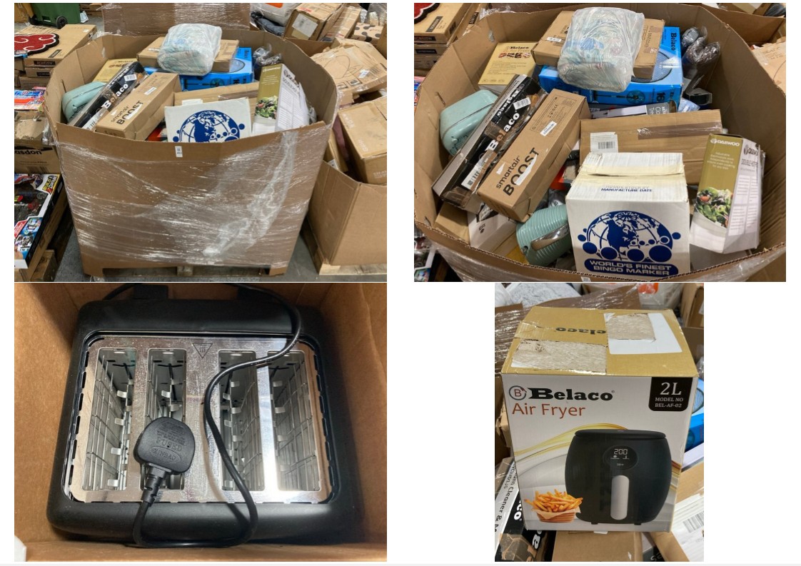 Lot 493  
            Marchington SR11 - Delivery or Collection 

                
PALLET OF ASSORTED ITEMS TO INCLUDE SMARTAIR BOOST HEAT CIRCULATION SYSTEM: LOCAT...