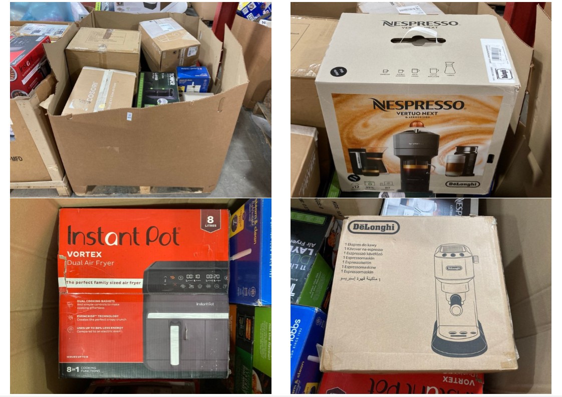 Lot 495  
            Marchington SR11 - Delivery or Collection 

                
PALLET OF ASSORTED HOME APPLIANCES TO INCLUDE COSORI PRO LE 4.7L AIR FRYER: LOCAT...