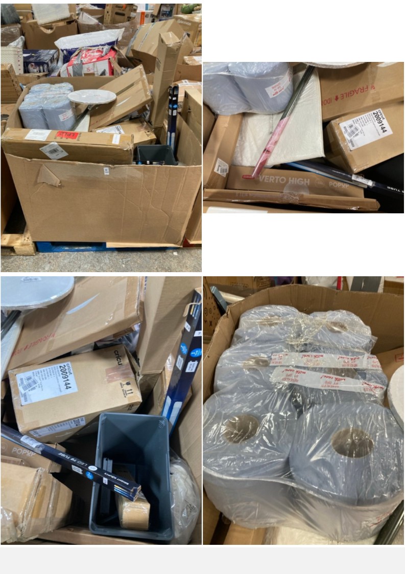 Lot 544  
            Marchington SR11 - Delivery or Collection 

                
PALLET OF ASSORTED ITEMS TO INCLUDE CURVER VERTO HIGH 54L POP UP HOUSEHOLD WASTE ...