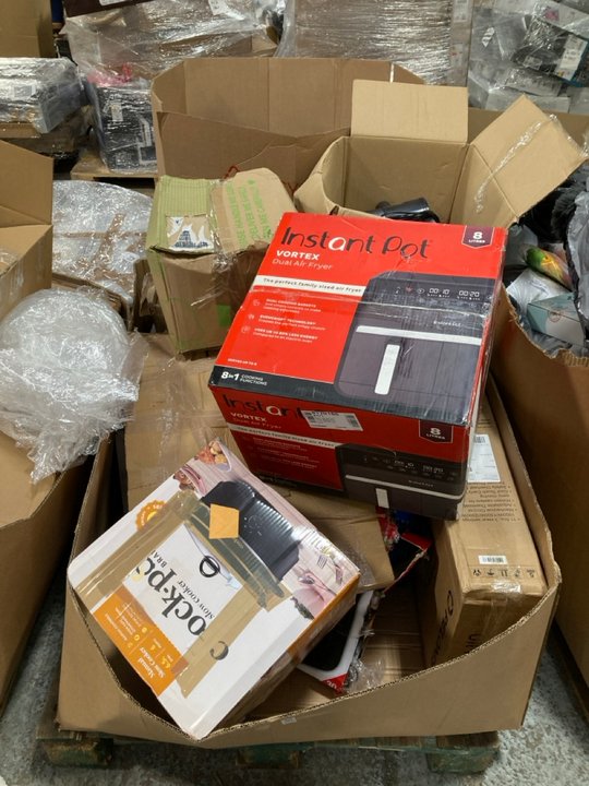 Lot 550  
            Marchington SR11 - Delivery or Collection 

                
PALLET OF ASSORTED ITEMS TO INCLUDE CROCKPOT SLOW COOKER: LOCATION - B10 (KERBSID...