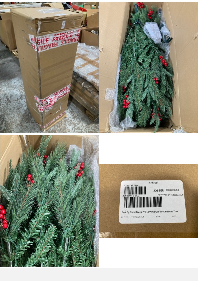 Lot 555  
            Marchington SR11 - Delivery or Collection 

                
JM BY JULIEN MACDONALD DUAL TONE LUXURY TREE: LOCATION - B10