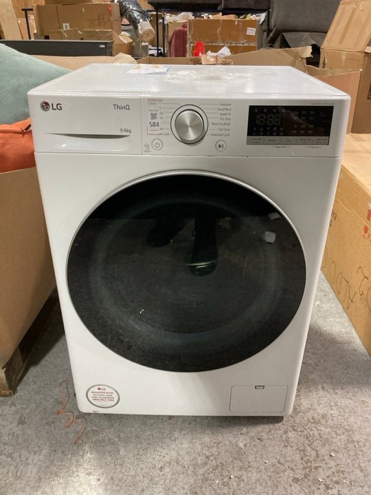 Lot 584  
            Marchington SR11 - Delivery or Collection 

                
LG FWV696WSE 9/6KG FREESTANDING WASHER DRYER IN WHITE - ORIGINAL RRP £579.99: LOC...