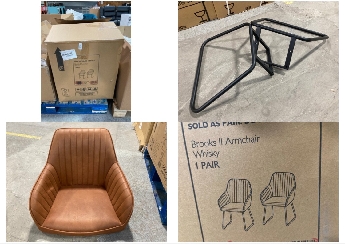 Lot 588  
            Marchington SR11 - Delivery or Collection 

                
JOHN LEWIS & PARTNERS SET OF 2 BROOKS II ARMCHAIRS IN WHISKY - ORIGINAL RRP - £25...