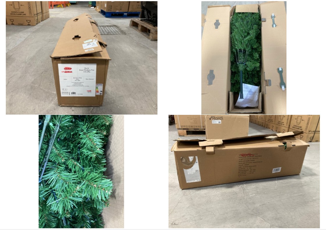 Lot 601  
            Marchington SR11 - Delivery or Collection 

                
JOHN LEWIS & PARTNERS 7FT WESTBURY PRE LIT CHRISTMAS TREE IN GREEN - ORIGINAL RRP...