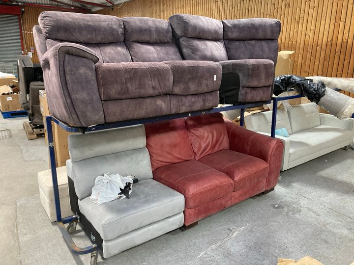 Lot 603  
            Marchington SR11 - Collection 

                
(COLLECTION ONLY) QTY OF ASSORTED SOFOLOGY SOFA COMPONENTS: LOCATION - A2