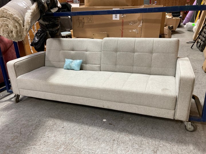 Lot 606  
            Marchington SR11 - Delivery or Collection 

                
JOHN LEWIS & PARTNERS QUILTED SOFA BED IN COBBLE GREY - ORIGINAL RRP £493.99: LOC...