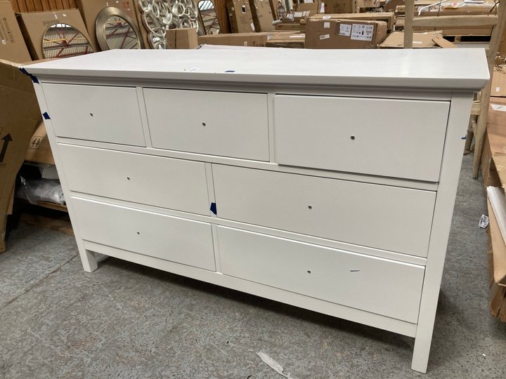Lot 609  
            Marchington SR11 - Delivery or Collection 

                
JOHN LEWIS & PARTNERS WILTON 3+4 CHEST OF DRAWERS IN WHITE - ORIGINAL RRP - £448:...