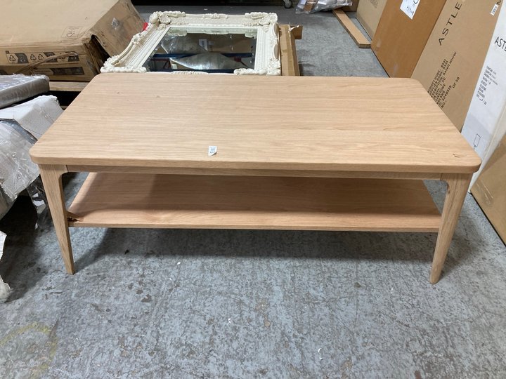 Lot 613  
            Marchington SR11 - Delivery or Collection 

                
EBBE GEHL MIRA COFFEE TABLE IN OAK - ORIGINAL RRP - £378: LOCATION - A2