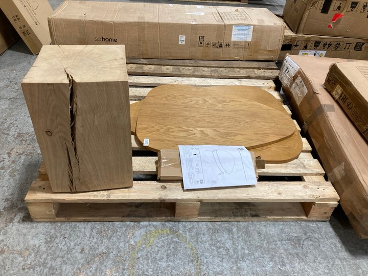 Lot 614  
            Marchington SR11 - Delivery or Collection 

                
LA REDOUTE INTERIEURS OAK COFFEE TABLE: LOCATION - A3