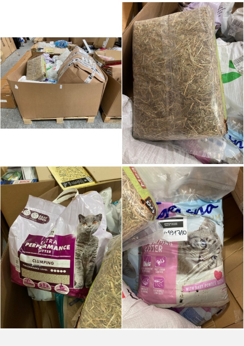 Lot 623  
            Marchington SR11 - Delivery or Collection 

                
PALLET OF ASSORTED PET ITEMS TO INCLUDE EXTRA SELECT PREMIUM MEADOW HAY: LOCATION...