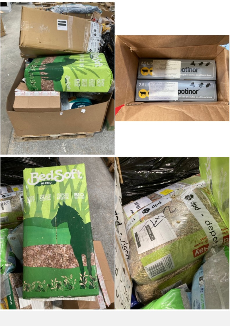 Lot 627  
            Marchington SR11 - Delivery or Collection 

                
PALLET OF ASSORTED PET ITEMS TO INCLUDE CATSAN 20L CAT LITTER: LOCATION - A4 (KER...