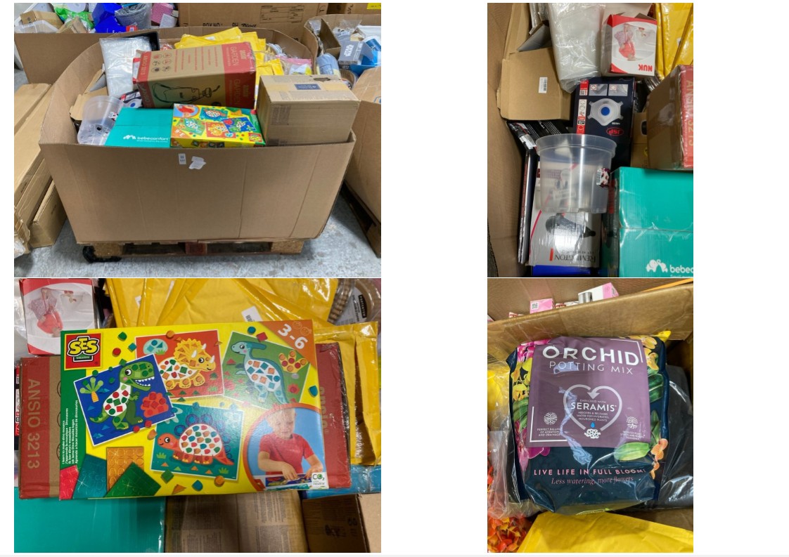 Lot 633  
            Marchington SR11 - Delivery or Collection 

                
PALLET OF ASSORTED ITEMS TO INCLUDE REMINGTON 1900W HAIR DRYER: LOCATION - A4 (KE...