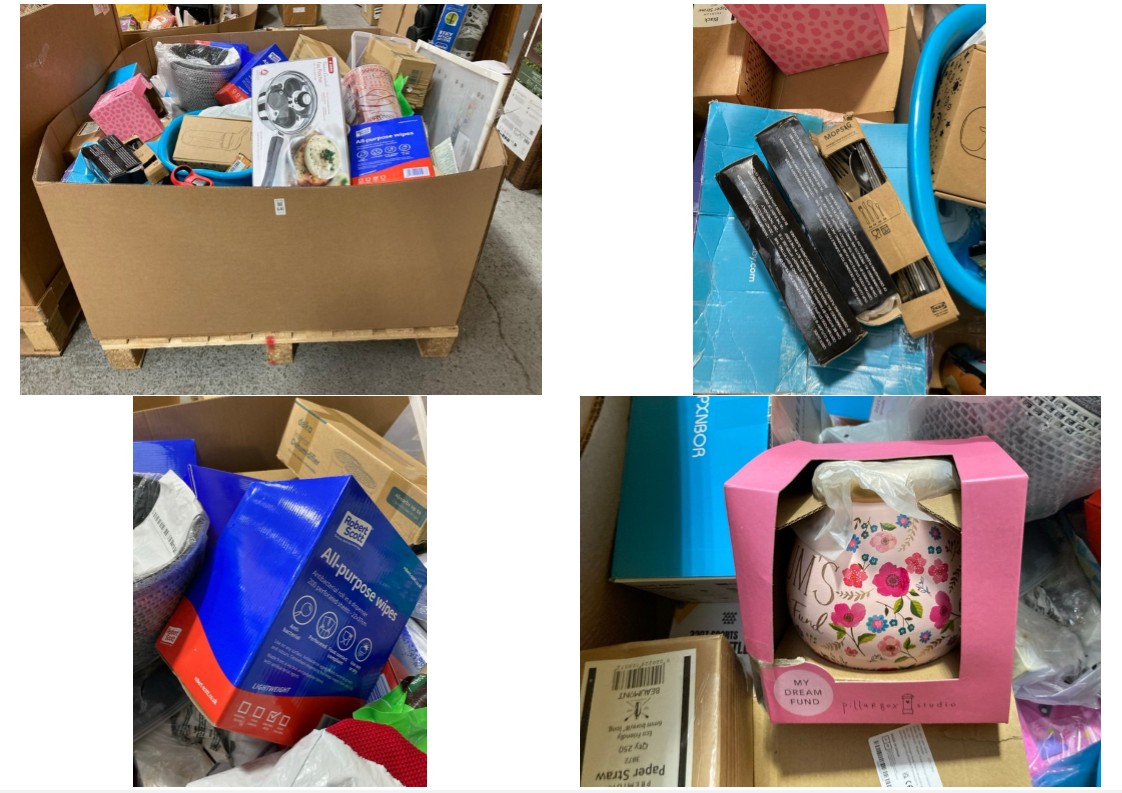 Lot 641  
            Marchington SR11 - Collection 

                
(COLLECTION ONLY) PALLET OF ASSORTED ITEMS TO INCLUDE IKEA MOPSIG 4 PIECE CUTLERY...