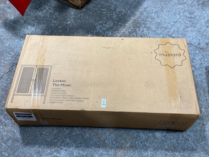 Lot 686  
            Marchington SR11 - Delivery or Collection 

                
LOCKER THE MIXER IN AQUA: LOCATION - A6