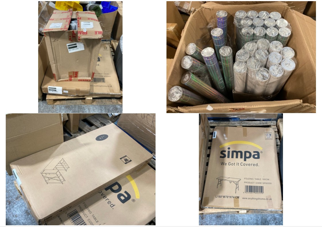 Lot 703  
            Marchington SR11 - Delivery or Collection 

                
QTY OF ASSORTED ITEMS TO INCLUDE FLAT PACK L SHAPED OFFICE DESK: LOCATION - A7