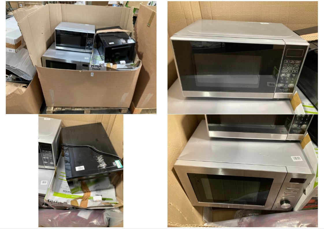 Lot 710  
            Marchington SR11 - Delivery or Collection 

                
PALLET OF ASSORTED ITEMS TO INCLUDE JOHN LEWIS & PARTNERS 32L COMBINATION MICROWA...