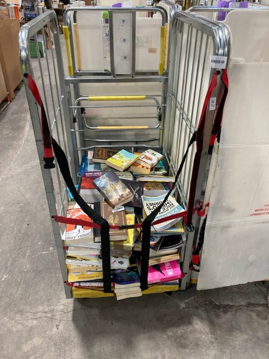 Lot 752  
            Marchington SR11 - Delivery or Collection 

                
CAGE OF ASSORTED BOOKS - CAGE NOT INCLUDED: LOCATION - A8 (KERBSIDE PALLET DELIVERY)
