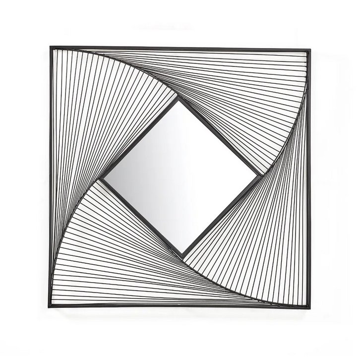 Lot 75  
            Marchington SR11 - Delivery or Collection 

                
OAK FURNITURELAND SKYLAR METAL WALL MIRROR - BLACK ORIGINAL RRP £179.99: LOCATION...