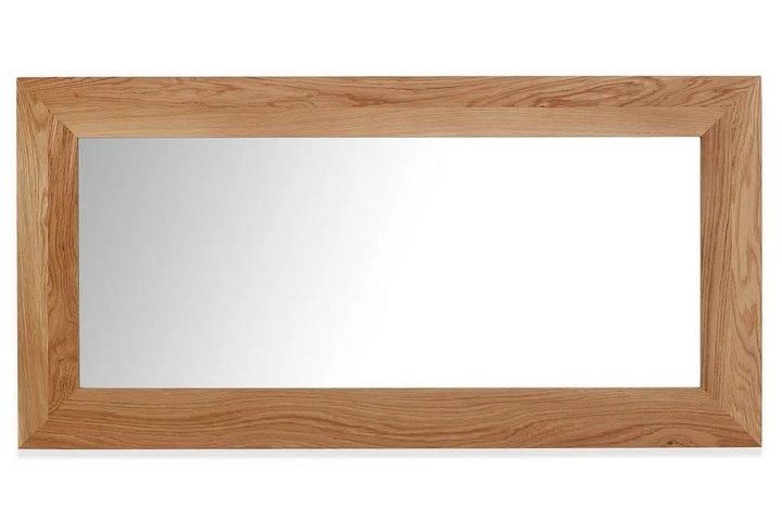 Lot 76  
            Marchington SR11 - Delivery or Collection 

                
OAK FURNITURELAND COSMOPOLITAN MIRROR NATURAL SOLID OAK 1200MM X 600MM WALL MIRRO...