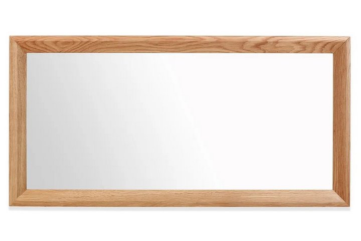 Lot 77  
            Marchington SR11 - Delivery or Collection 

                
OAK FURNITURELAND BEVEL NATURAL SOLID OAK 1200MM X 600MM WALL MIRROR ORIGINAL RRP...
